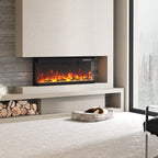 40inch Recessed and Freestanding Electric Fireplace
