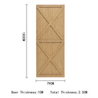 183CM H Lightweight Pine Wood Garden Gate
