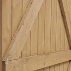 183CM H Lightweight Pine Wood Garden Gate