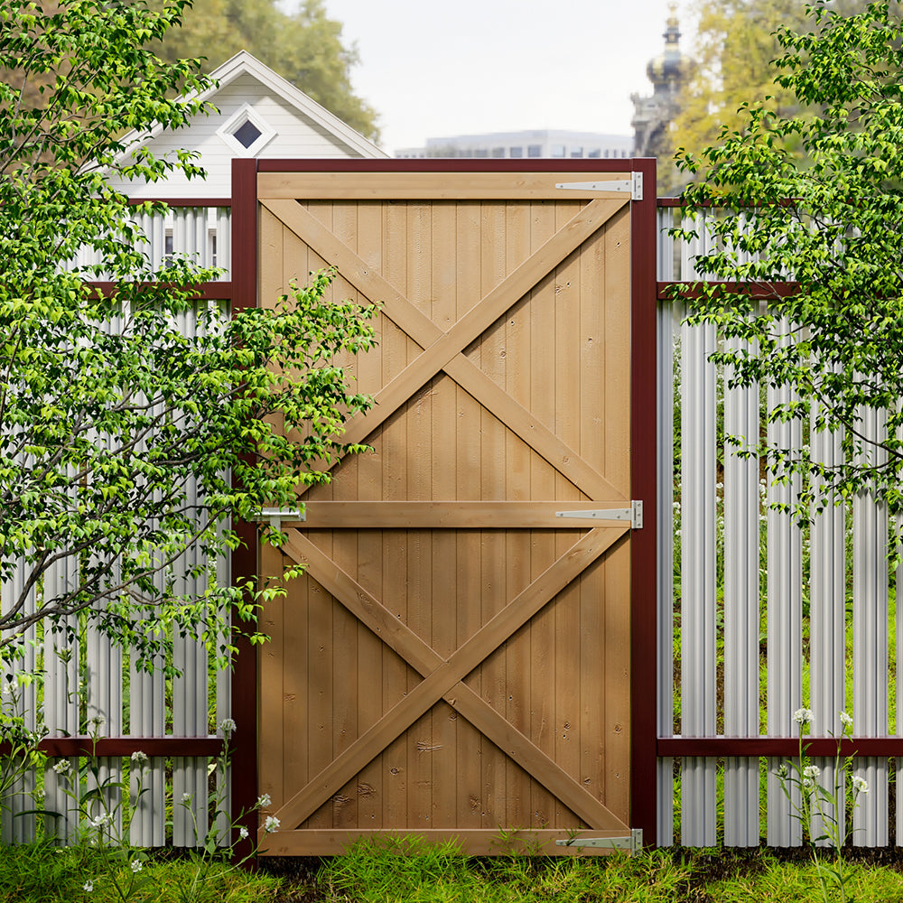 183CM H Lightweight Pine Wood Garden Gate