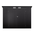 8 x 4 ft Metal Garden Storage Shed with Pent Roof & Lockable Double Doors