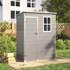 5X3FT Outdoor Plastic Garden Storage Shed
