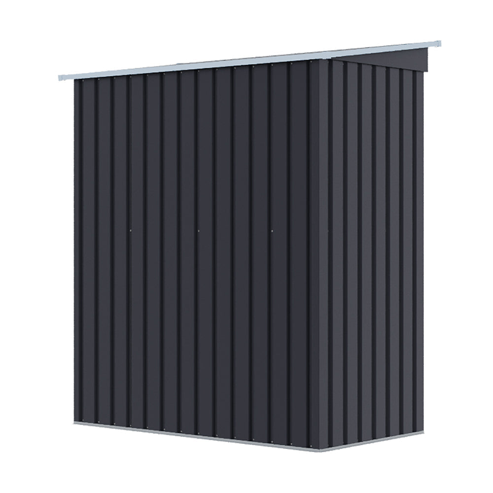 5 x 3 ft Metal Garden Storage Shed with Pent Roof