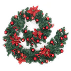 2.7m LED Light String Berry Ball Flower Garland Christmas Decor