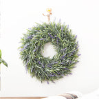 30CM Round Artificial Lavender Hanging Wreath