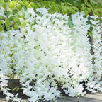 12pcs Artificial Purple Wisteria Hanging Vines