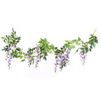 2pcs Lifelike Hanging Wisteria Flowers Garland
