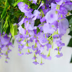 2pcs Lifelike Hanging Wisteria Flowers Garland