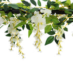 2pcs Lifelike Hanging Wisteria Flowers Garland
