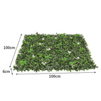 100x100cm Artificial Greenery Panel Foliage Hedge