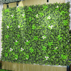 100x100cm Artificial Greenery Panel Foliage Hedge