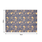 Set of 10 Christmas rustic kraft wrapping paper sheets by Garden Sanctuary, featuring festive holiday design and natural brown kraft paper.