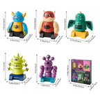 35-Piece Moster-Themed Magnetic Building Block Set