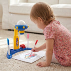 32 Patterns UFO-Themed Desktop Drawing Projector Kit for Kids