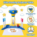 32 Patterns UFO-Themed Desktop Drawing Projector Kit for Kids