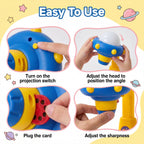 32 Patterns UFO-Themed Desktop Drawing Projector Kit for Kids