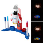 32 Patterns Rocket-Themed Desktop Drawing Projector Kit for Kids