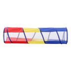 Colorful 6-foot pop-up play tunnel for kids, lightweight and easy to set up, from Garden Sanctuary, ideal for active indoor and outdoor play.