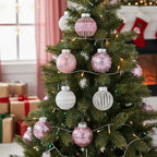 25Pcs Christmas Ball Ornament Set