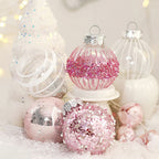 25Pcs Christmas Ball Ornament Set