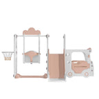 3-in-1 Kids Toddler Swing and Slide Set Climber Playset