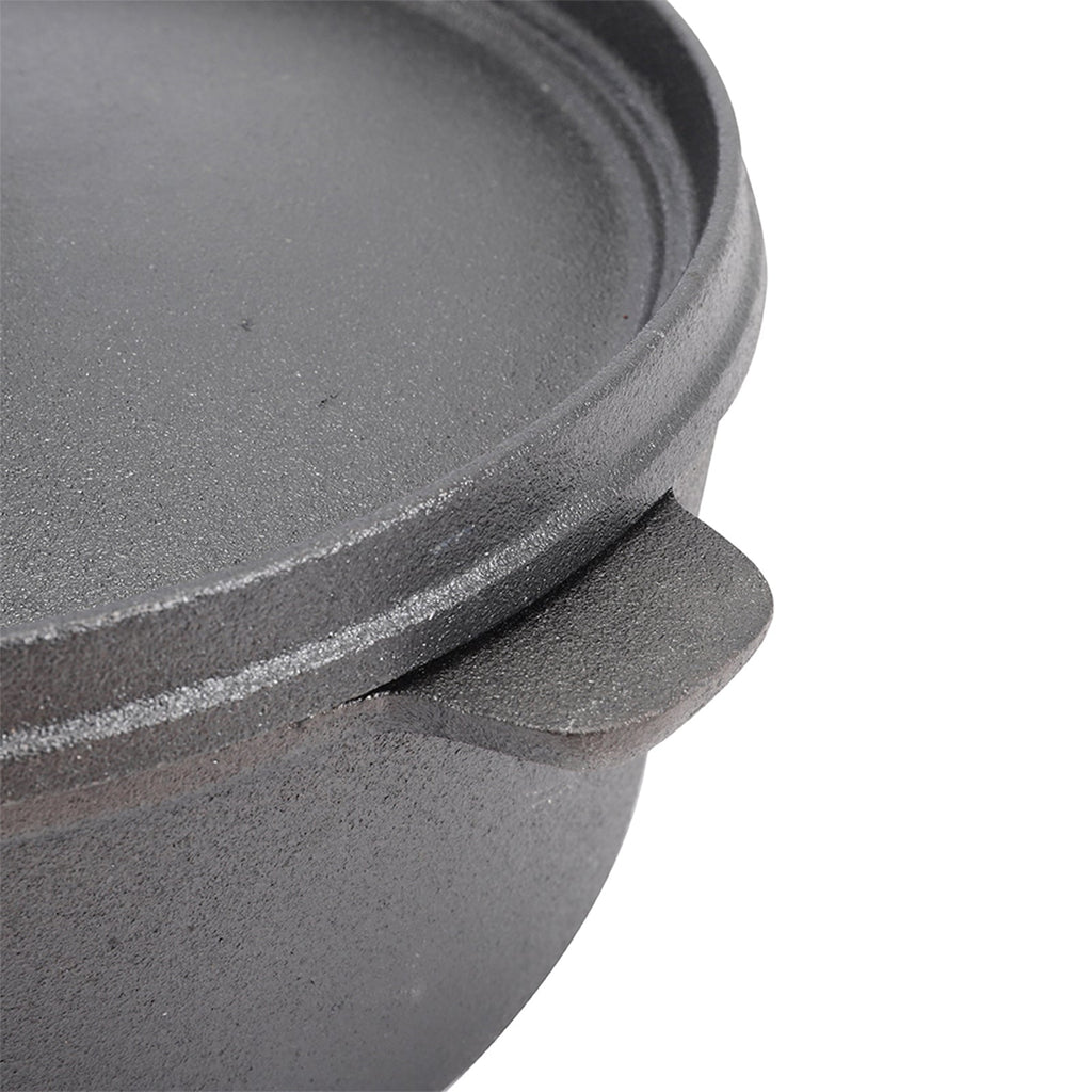 4.5L Cast Iron Camp Dutch Oven with Lid