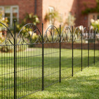 10-Panel Decorative Garden Fence Set