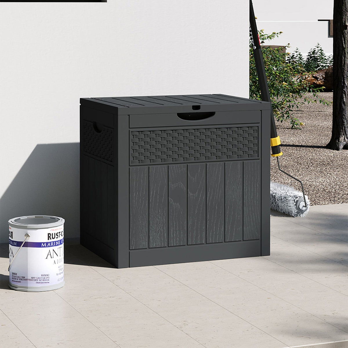 126L Waterproof Plastic Storage Box with a Padlock