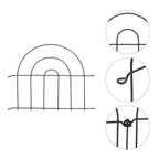 10Pcs Decorative Metal Garden Fences