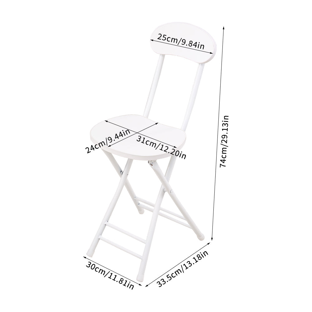 2/4Pcs Portable Foldable Dining Chairs