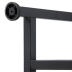 2-Tier Narrow Marble-Effect Console Table