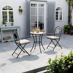 3-Piece Mosaic Garden Dining Set