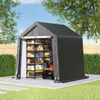 6 x 6 ft Garden Storage Shelter with Galvanised Steel Frame