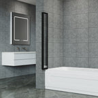4 Panel Folding Over Bath Shower Screen