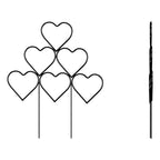 3Pcs Heart-Shaped Stackable Plant Climbing Trellises