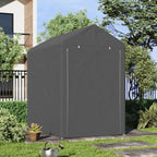 4 x 6 ft Portable Garden Storage Shelter with Roll-Up Door
