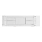 6-Tier Bedroom Striped Storage Cabinet,