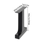 2Pcs 40cm Height Iron Table Legs Furniture Accessories