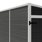 4 x 8 ft Plastic Garden Storage Shed with Pent Roof & Single Door