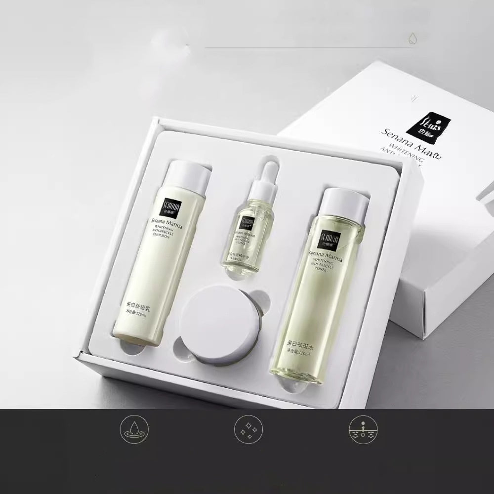 Whitening And Freckle Removing Skin Care Kit Hydrating Moisturizing And Brightening Skin Tone