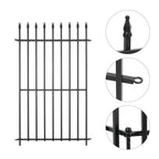 5-Pack Decorative Metal Garden Fence Panels