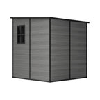 6 x 6 FT Outdoor Garden Pent Roof Tool Storage Shed