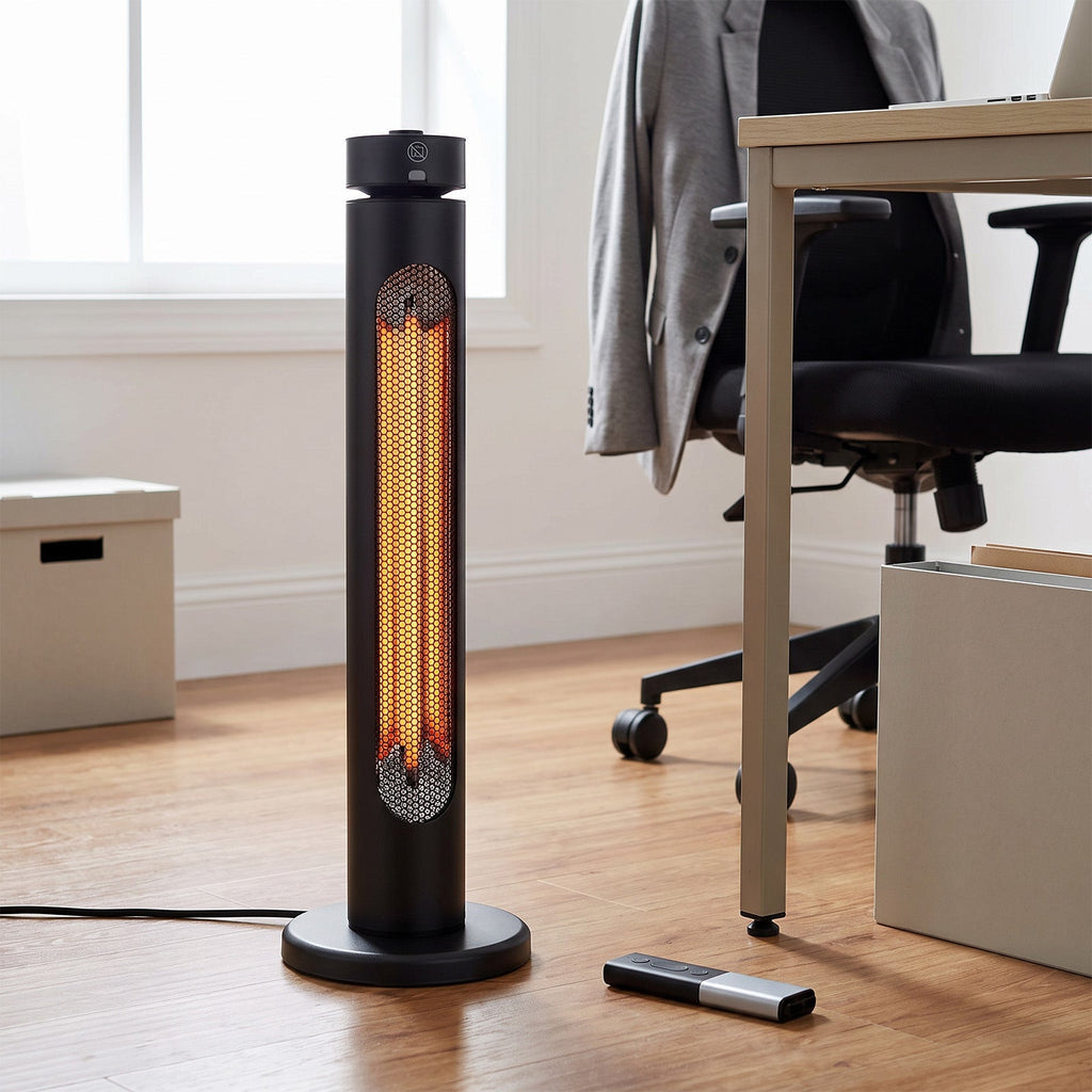 2000W Freestanding Infrared Heater with Remote
