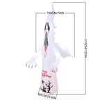 10.2FT Halloween Inflatable Scream Ghost Decoration with Built-in Lights