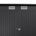 8 x 4 ft Metal Garden Storage Shed with Pent Roof & Lockable Double Doors