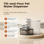 3L Rechargeable Smart Self-Refill Pet Water Fountain
