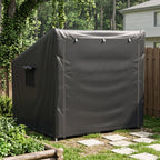 6 x 5 ft Outdoor Garden Storage Shelter Bike Tent with Roll-Up Zipper Door